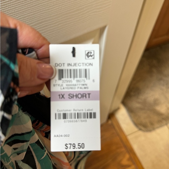 IX short beautiful palms dress - Picture 5 of 5